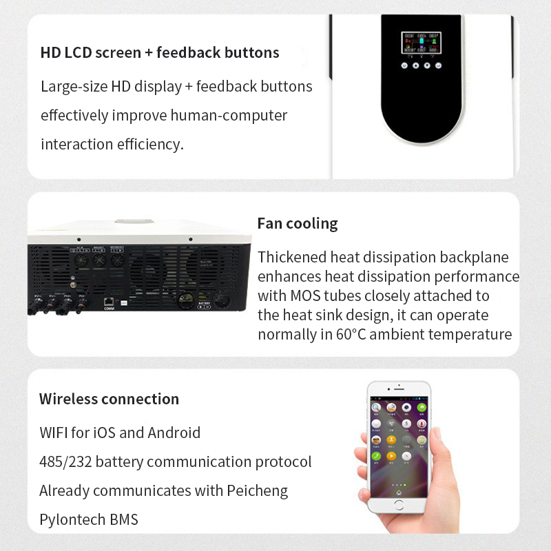 Grid-Tie 100kw Solar Inverter for Utility Scale Renewableenergy Power System
