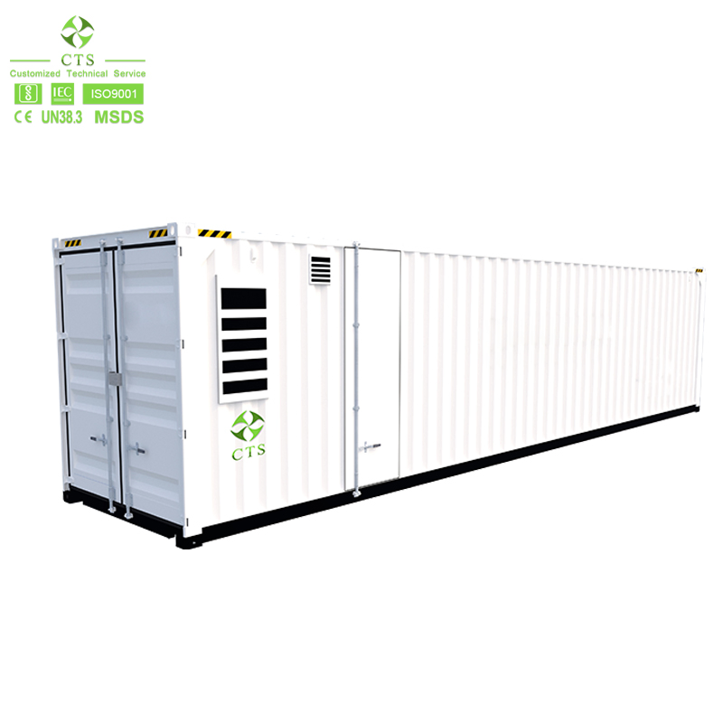 Cts 300kwh 800kwh 1mwh 3mwh 5mwh LiFePO4 Solar Battery Storage System for Factory Microgrid and on Grid off Grid Container
