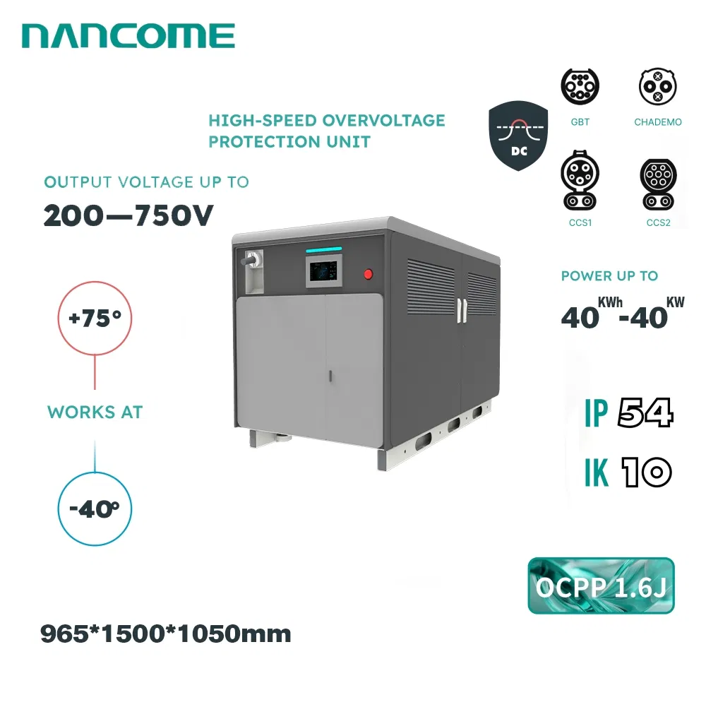 Nancome Reliable Energy Storage System for Microgrid Projects with High Efficiency 65kwh