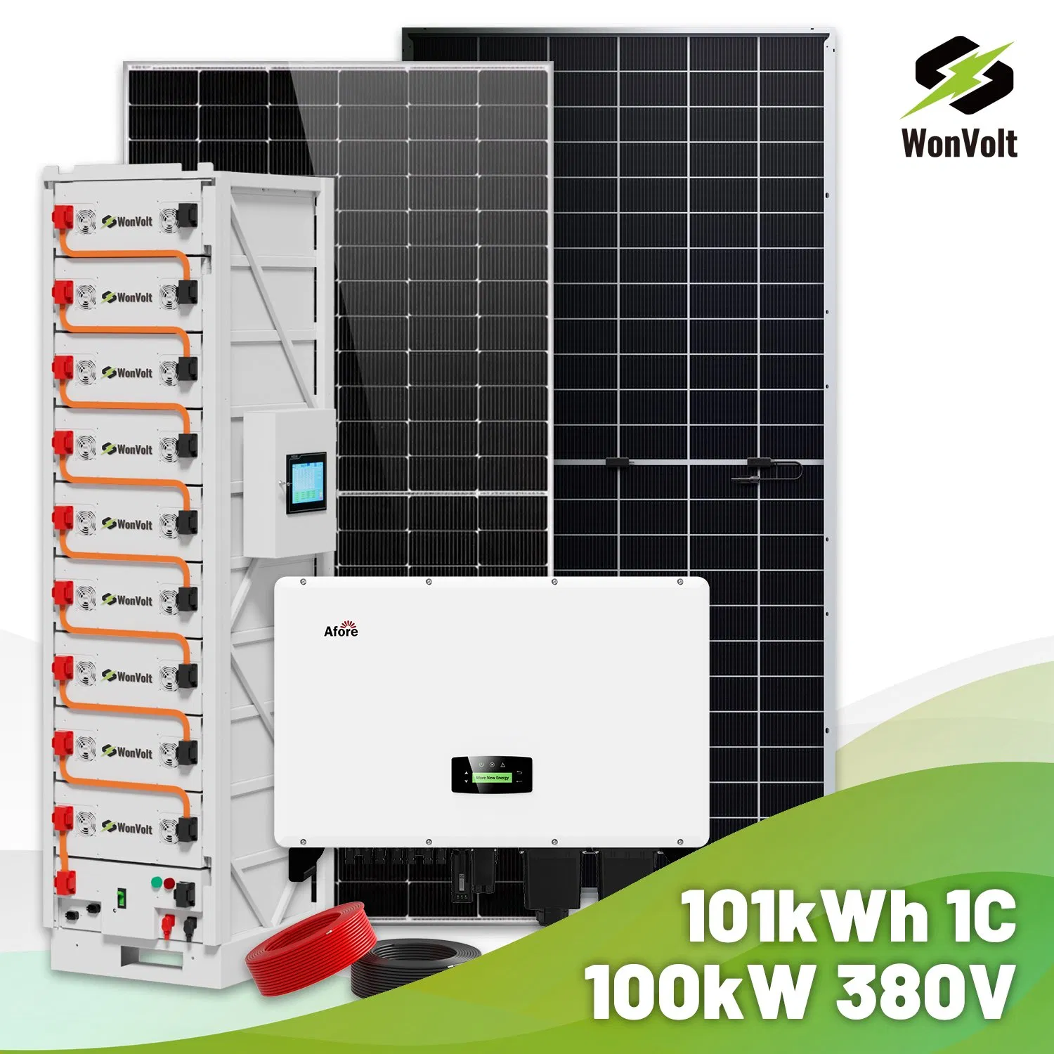Tanzania Solar Battery Storage Systems 80kw 90kw 100kw 300kw 600kw off Grid Solar Power System