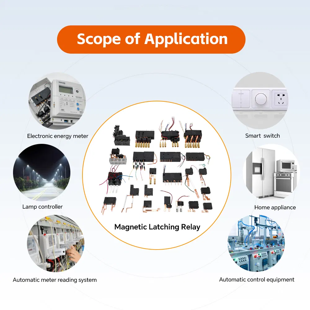 Electric Latching Relay with CT for Connected Smart Grids