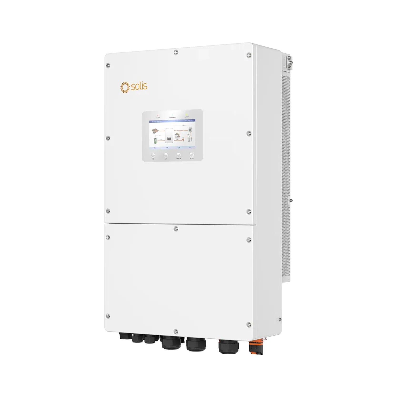 Solis S6-Eh3p (29.9-50) K-H Three Phase High Voltage Inverter 29.9K/30K/40K/50kw Hybrid Solar Inverter for Commercial Applications