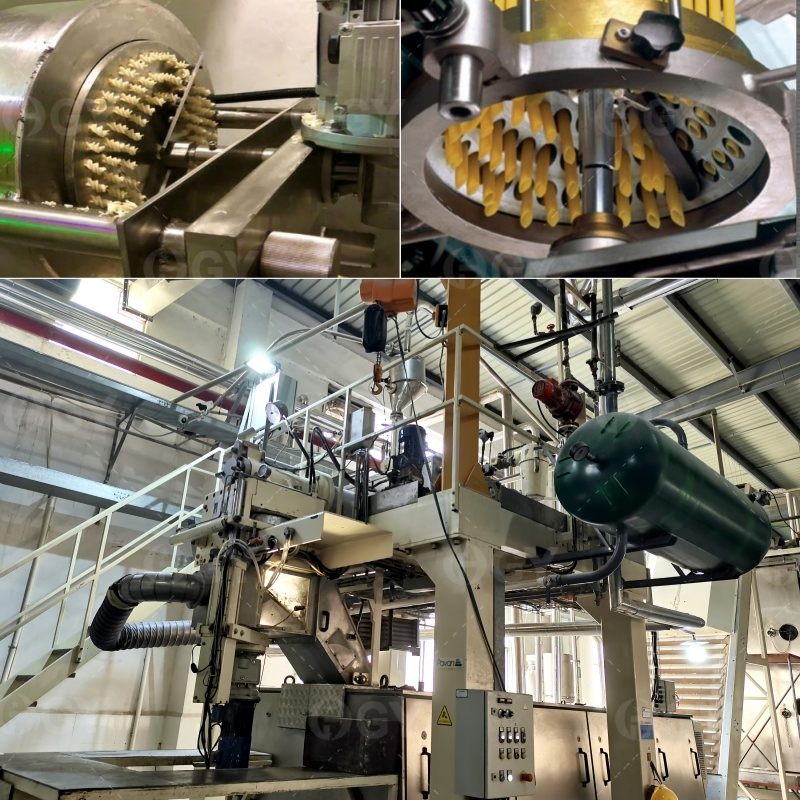 Commercial 500kg/H Industrial Pasta Machine Macaroni Production Line Short-Cut Pasta Line Long-Cut Spaghetti Machine