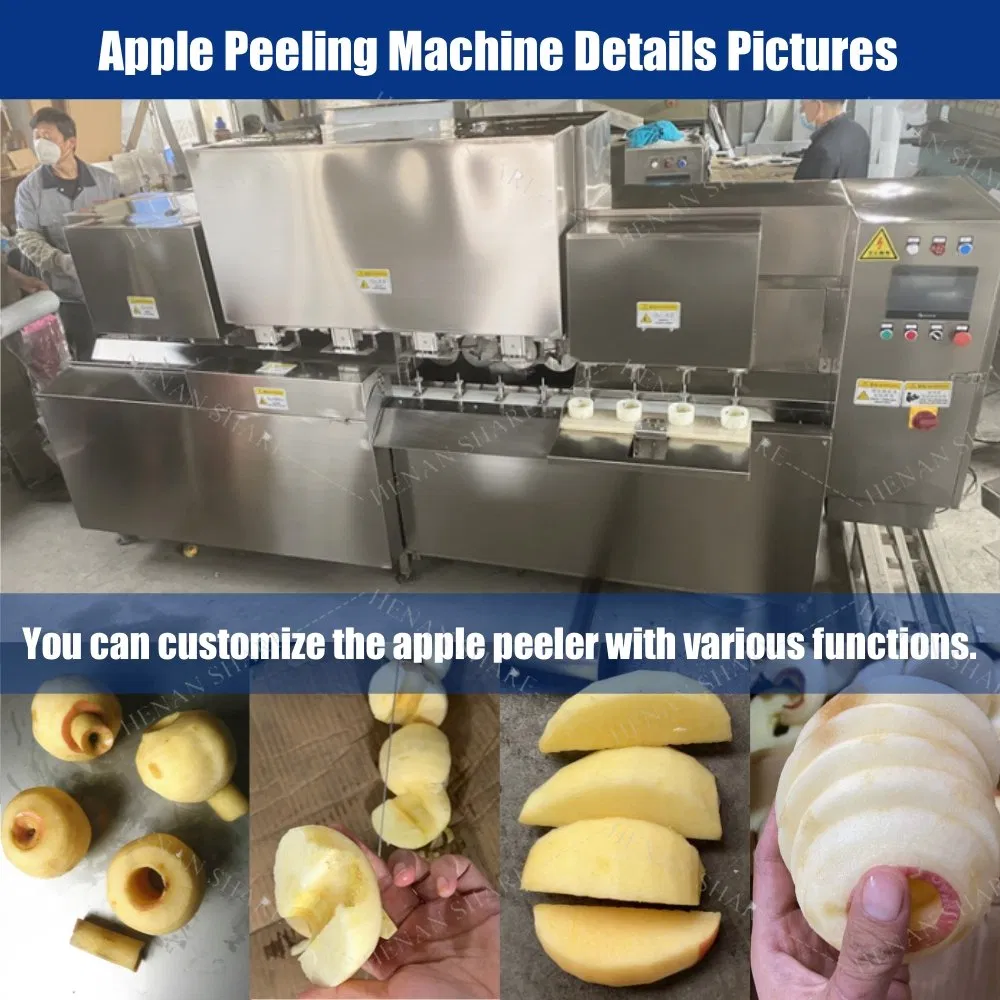 Commercial Apple Peeling Machine Lemon Citrus Orange Apple Peeling and Core Removing Machine Fruit Vegetable Peeling Machine
