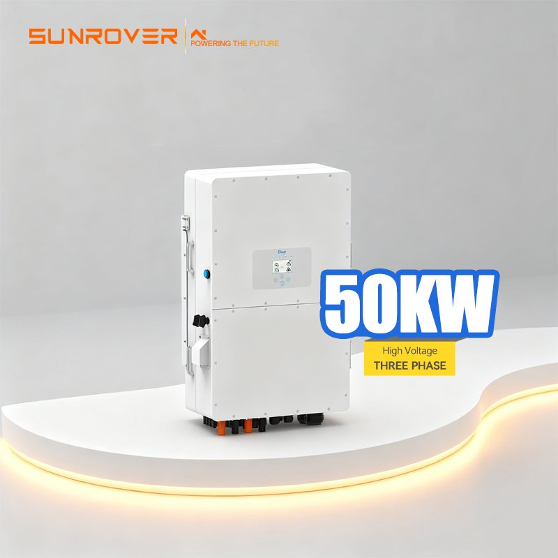 Deye Sun-50K-Sg01HP3-EU-Bm4 50kw High Voltage Solar Hybrid Inverter 3 Phase Deye 50kw Hybrid Solar Inverter