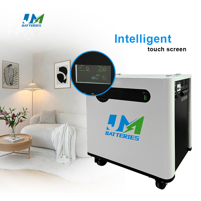 5kw to 15kw 48V All-in-One Lithium Iron LiFePO4 Solar Battery with Inverter Home Energy Storage System Rechargeable Low Voltage Battery Power Supply BMS