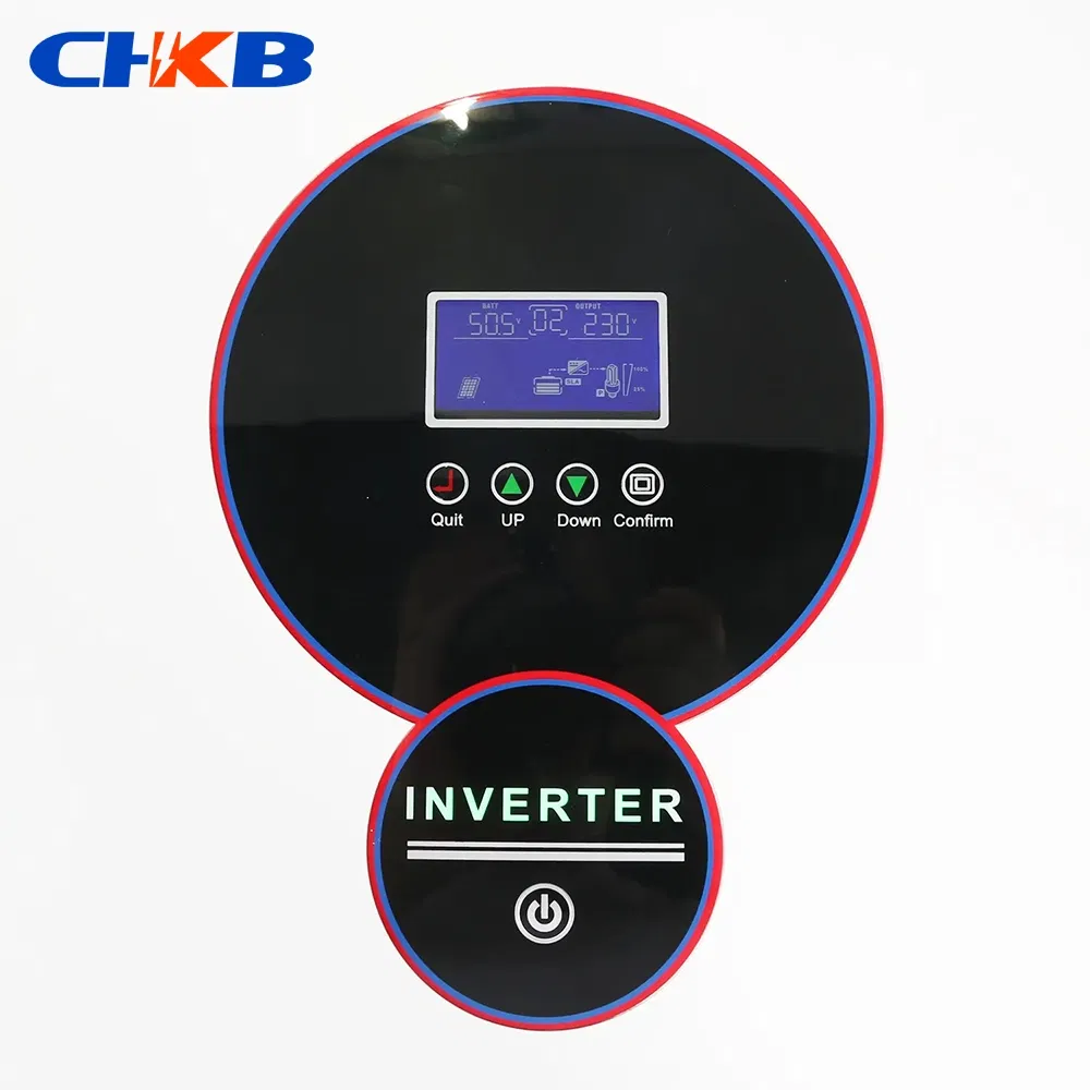 Touchable Screen 5kw 5.5kw 5000W 5500W Dual AC Output Hybrid Solar Storage Inverter 220VAC 230VAC 240VAC Support Parallel