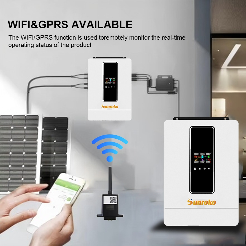 Sunroko Three Phase on Grid Solar Inverter 18kw 20kw 25kw MPPT Charge Grid Tie DC to AC Inverter