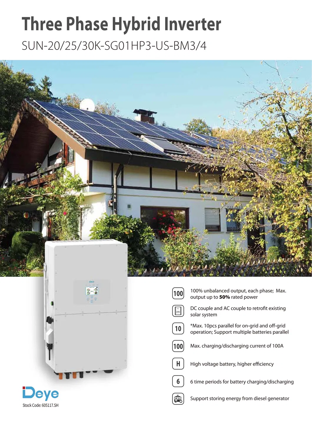 Deye 30kw Hybrid Inverter