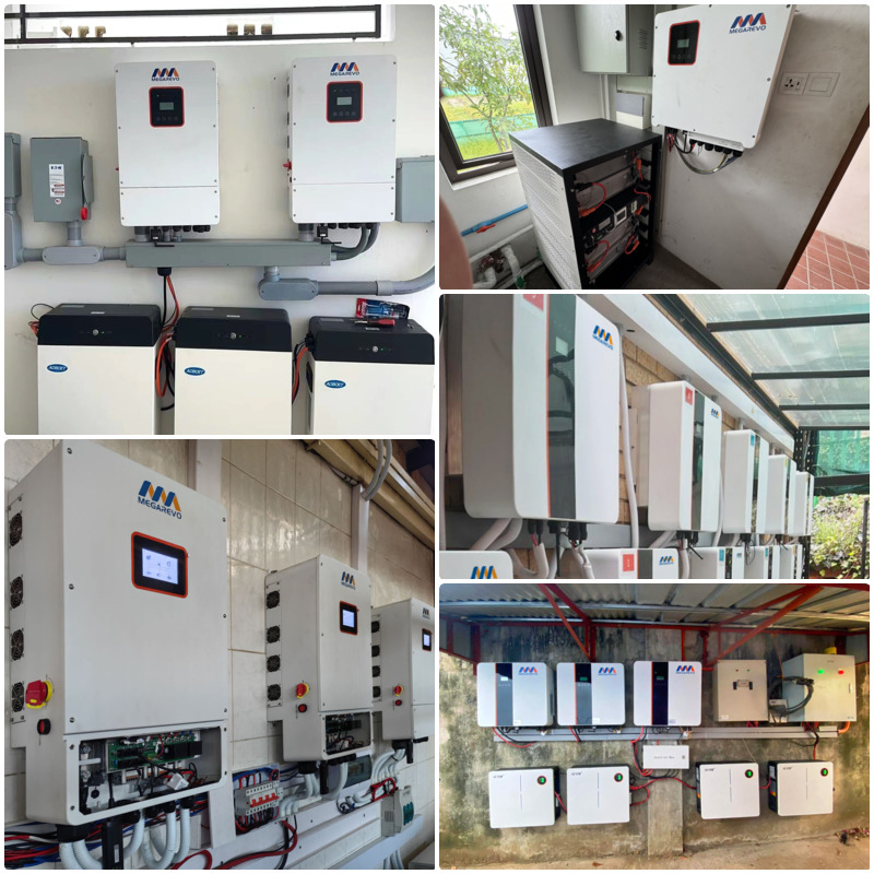 Megarevo Mps Hybrid Inverter 30kw to 500kw Split Phase and 3 Phase 400V 480V Industrial Solar Microgrid Systems Us Standard