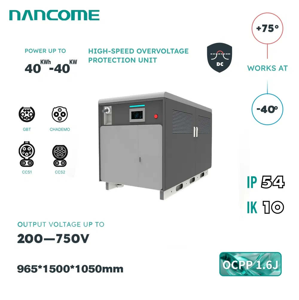 Nancome Reliable Energy Storage System for Microgrid Projects with Hybrid Inverter 141kwh