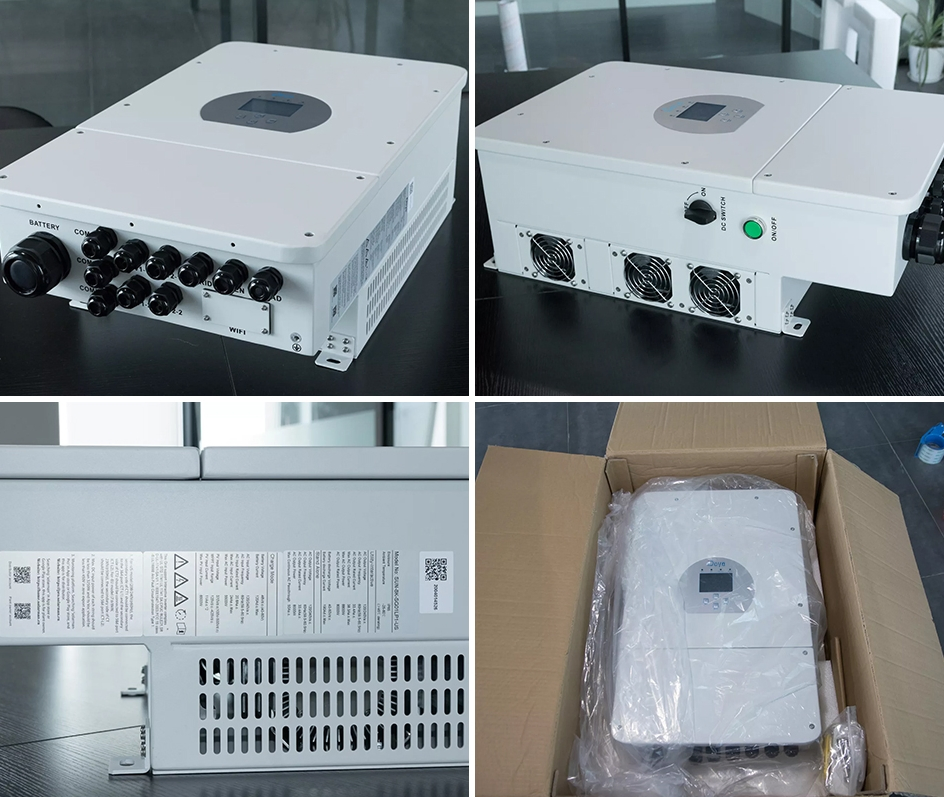 Deye Hybrid Solar Inverter 10kw 12kw Single Phase Low Voltage 51.2V Battery