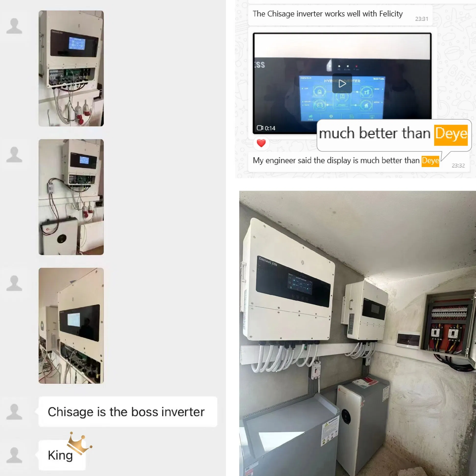 IP65 Waterproof Three Phase 8kw Solar Power Hybrid Inverter for Home Energy Storage System with Diesel Generator Input