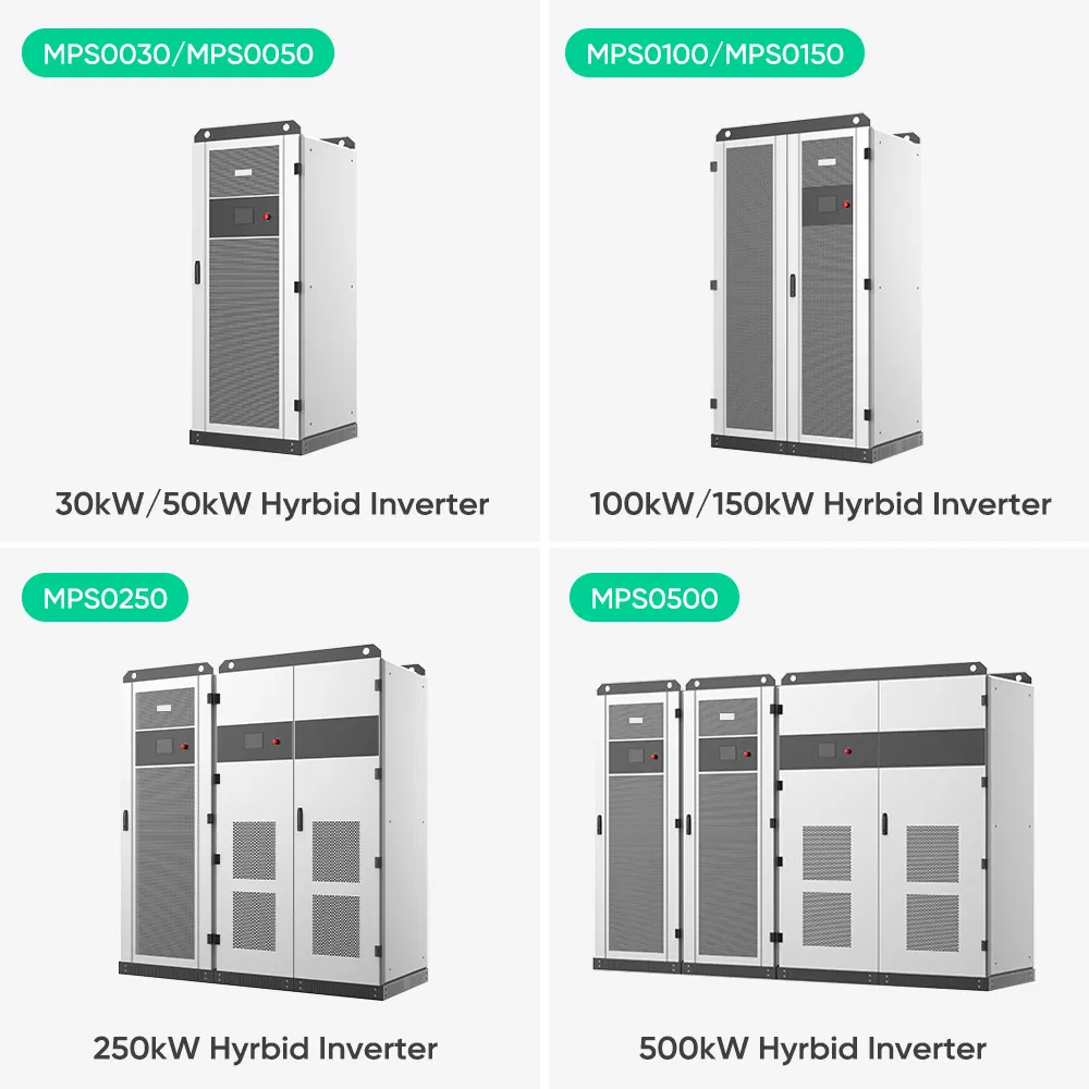Megarevo Three Phase High Voltage Solar Inverter 30kW 50kW 150kW 500kW Hybrid Power Inverter For Solar Energy