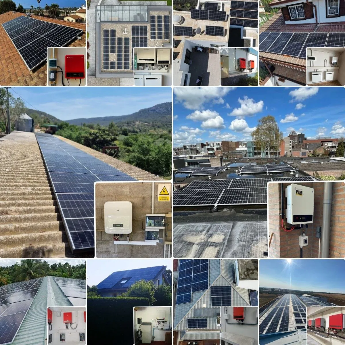 Goodwe Hv Gw40K-Et-10 40kw Hybrid Inverter 50kw High Voltage Solar Energy Storage Inverter Gw50K-Et-10 Three Phase European Version Good Price