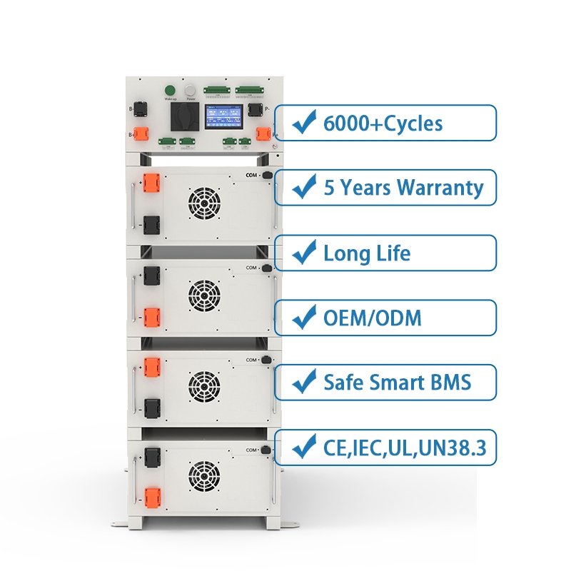 High Voltage Energy Storage System C&I 20kwh 50kwh 100kwh 200kwh 500kwh Commercial and Industrial Rechargeable Outdoor Lithium Ion Rack EMS BMS Lithium Battery