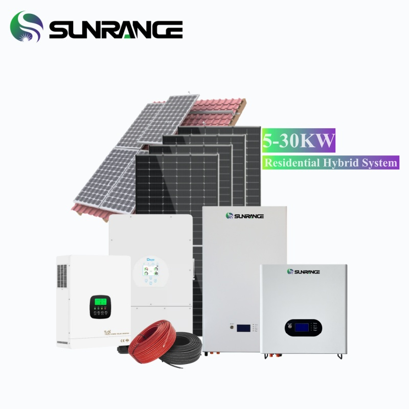 Factory Wholesale Solar PV Module System for Residential Commercial Use Energy Storage System off Grid Hybrid