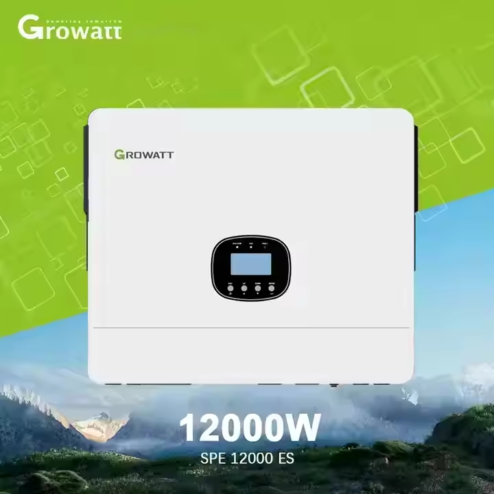 Hybrid Inverter 8kw 10kw 12kw Growatt Inverter on/off Grid Inverter Spe 8000es 12000es 48V Low Voltage Single Phase Dual MPPT