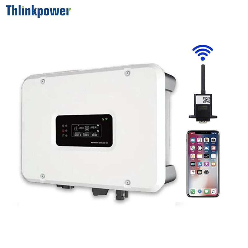 6kw 8kw 10kw 15kw Single/Three Phase Solar Grid Tie Inverter Price IP65 3 Phase Smart Dual Output on Grid Hybrid Solar Inverter