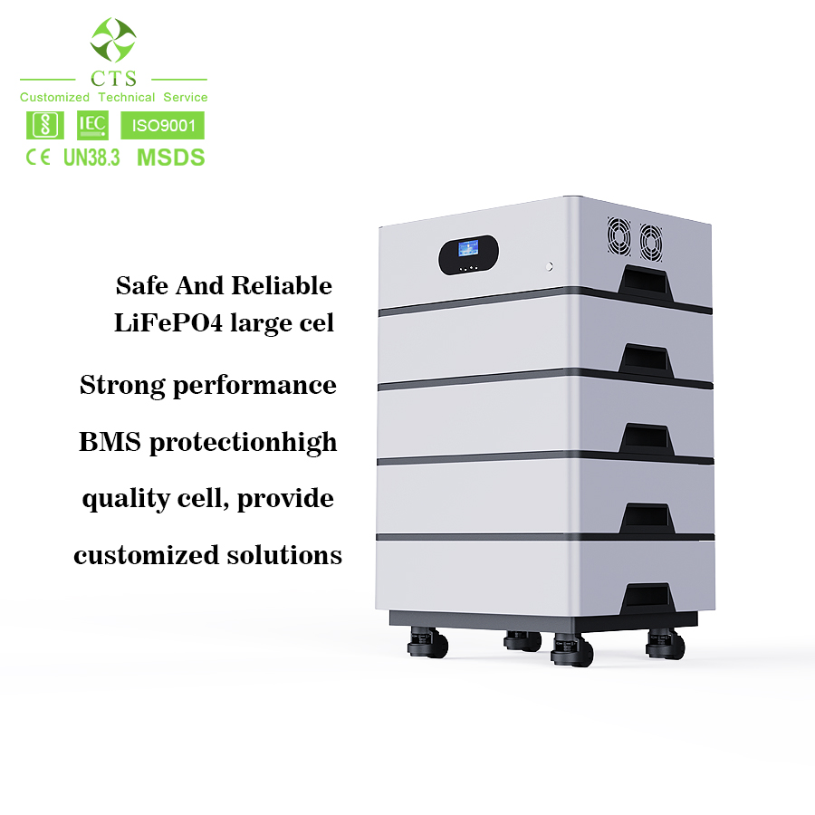 48V Low Voltage Stackable Lithium Battery 5kwh 10kwh 15kwh with Hybrid Inverter for Home Energy Storage System