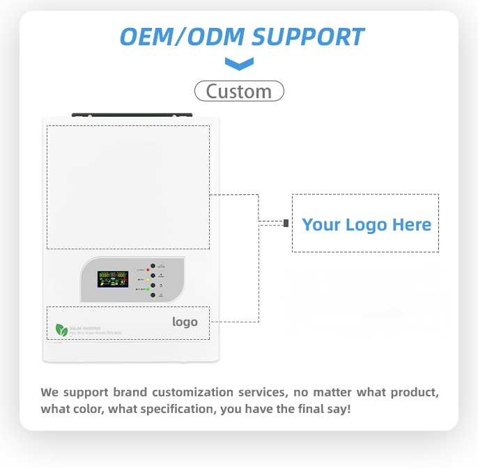 Stable Power Conversion Solar Hybrid Inverter Support Multiple Batteries Cost Effective Low Voltage Single Phase Solar Inverters
