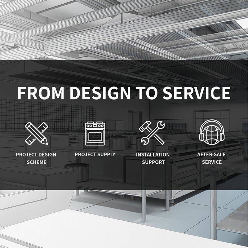 Professional Commercial Stainless Steel Kfc Catering Bakery Cooking Baking Restaurant Hotel Kitchen Equipment Total Solution