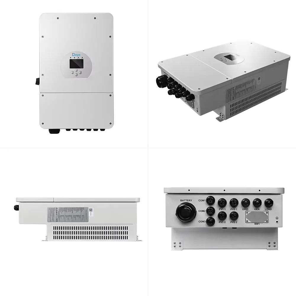 High Efficiency Deye 5kW 6kW 8kW 10kW 12kW Three Phase Hybrid Solar Inverter with 48V Low Voltage Battery for Energy Storage System