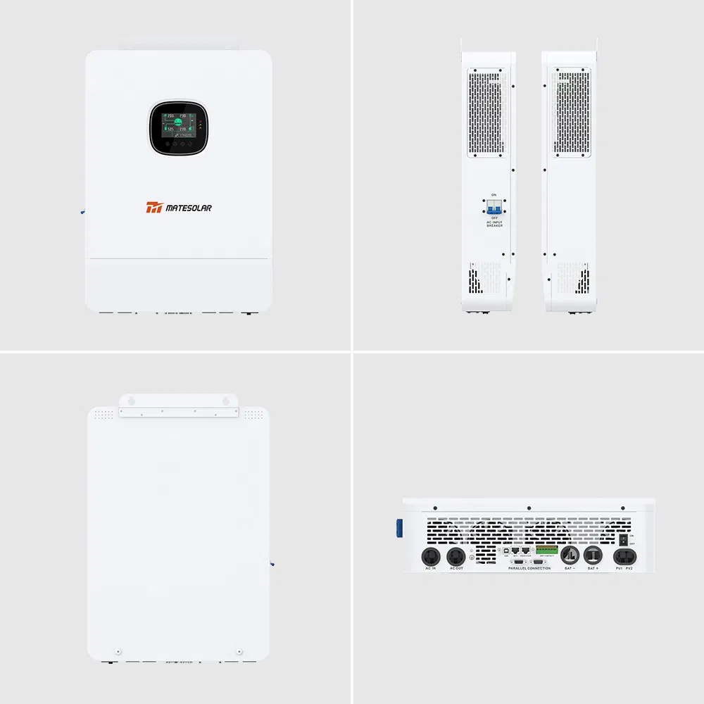 SRNE SPI Hybrid Solar Inverter Series 3kW 5kW 8kW 10kW 12kW High Conversion Efficiency 48V Off Grid Inverter for Battery Based Solar Systems