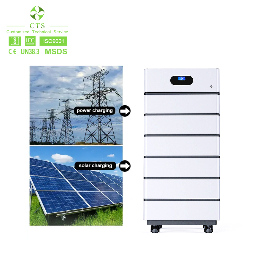 48V Low Voltage Stackable Lithium Battery 5kwh 10kwh 15kwh with Hybrid Inverter for Home Energy Storage System