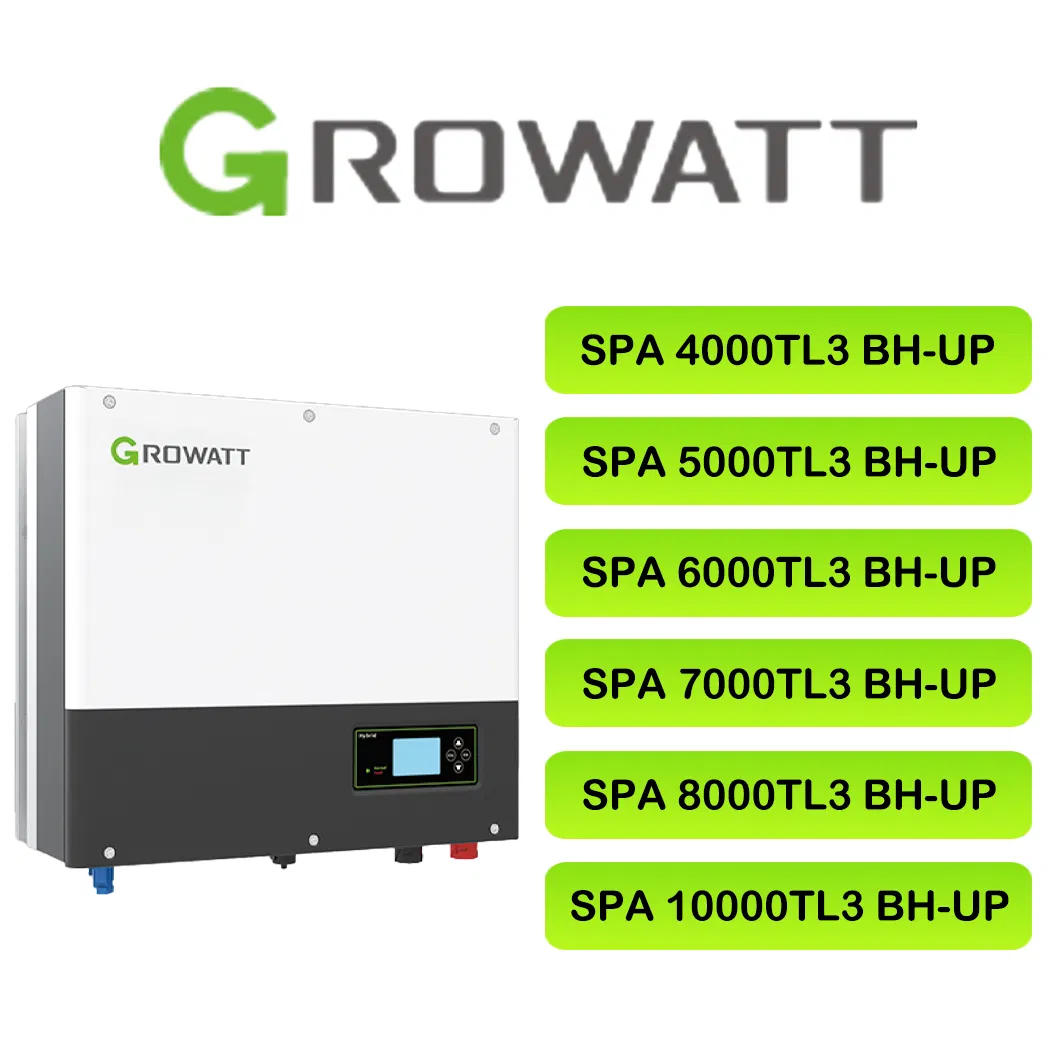 Growatt SPA 4000-10000tl3 Bh-up 4-10kw AC-Coupled UPS Residential Storage Inverter for Solar Power Energy System