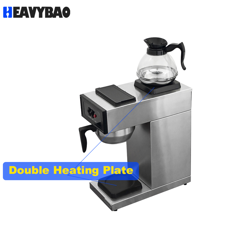 Heavybao OEM Automatic Electric Commercial Hotel Buffet Catering Drip Filter Coffee Maker Brewer Machine