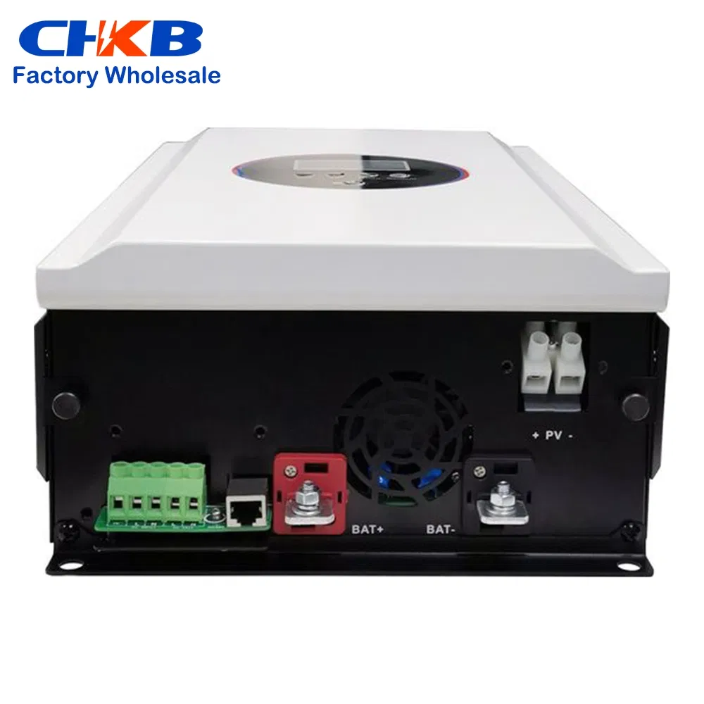 Touchable Screen 5kw 5.5kw 5000W 5500W Dual AC Output Hybrid Solar Storage Inverter 220VAC 230VAC 240VAC Support Parallel