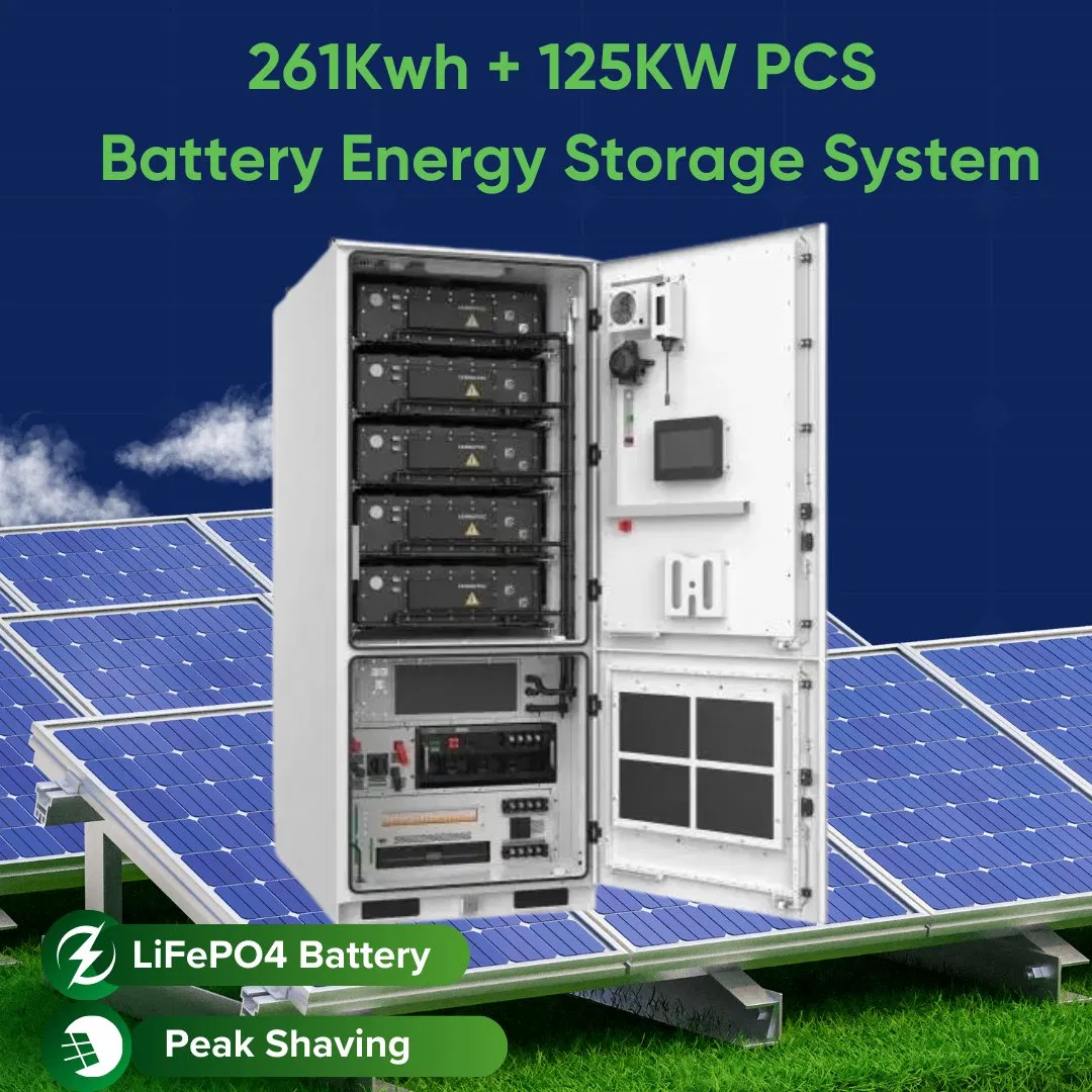 All in One 125kw 261kwh Liquid Cooling AC Coupled Battery Energy Storage System
