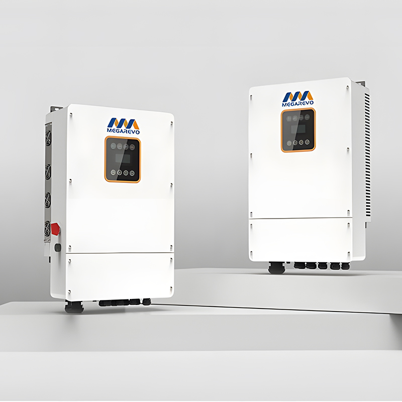 American Version Megarevo Inverter 5kw 8kw Solar Power Inverter Home Use 48V Split Phase Hybrid Inverter Battery Low Voltage 120V to 240V Hybrid Solar Inverter