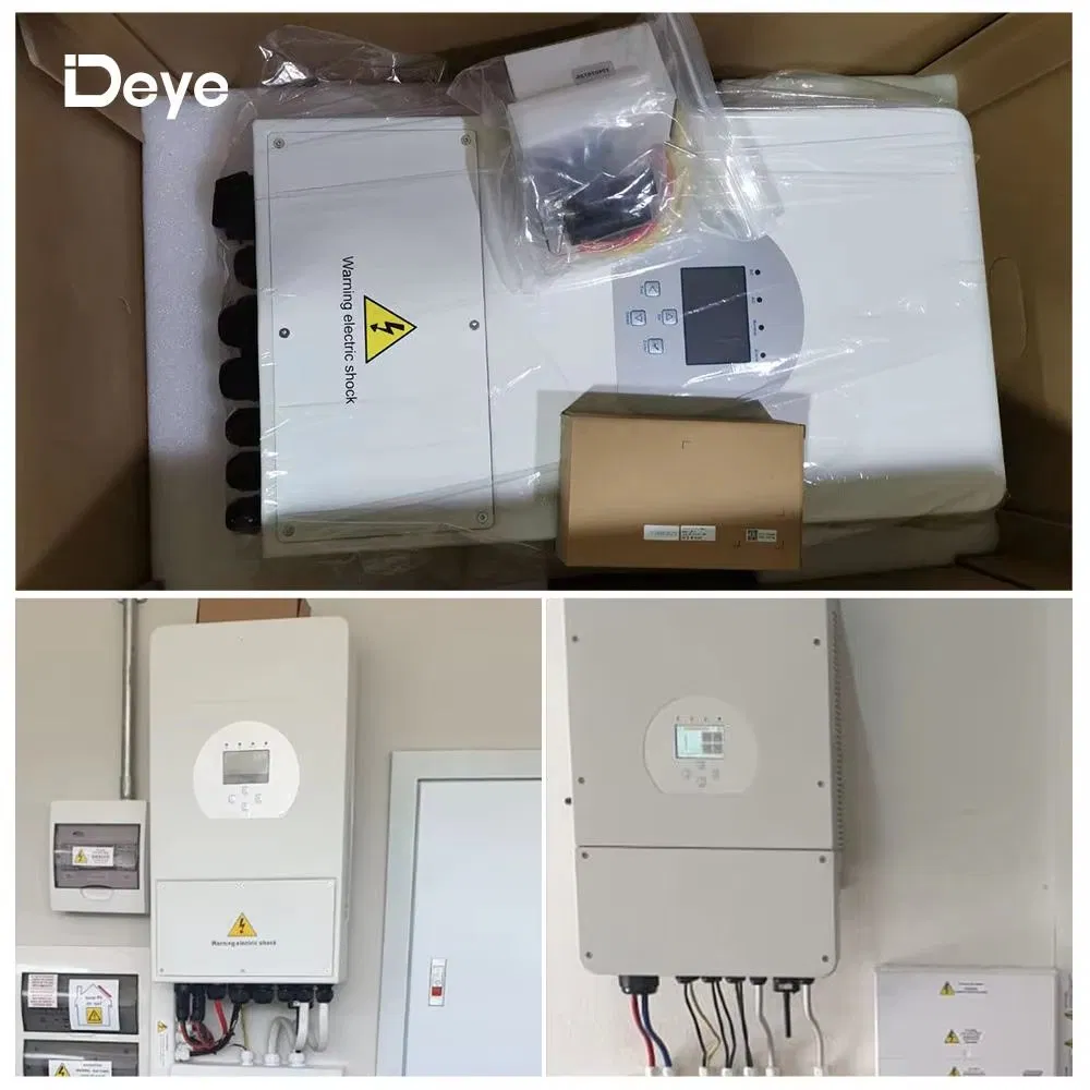 Deye in Stock IP65 60kw 70kw 75kw 80kw High Voltage Deye Hybrid Solar Inverters 3 Phase Storage Inverter