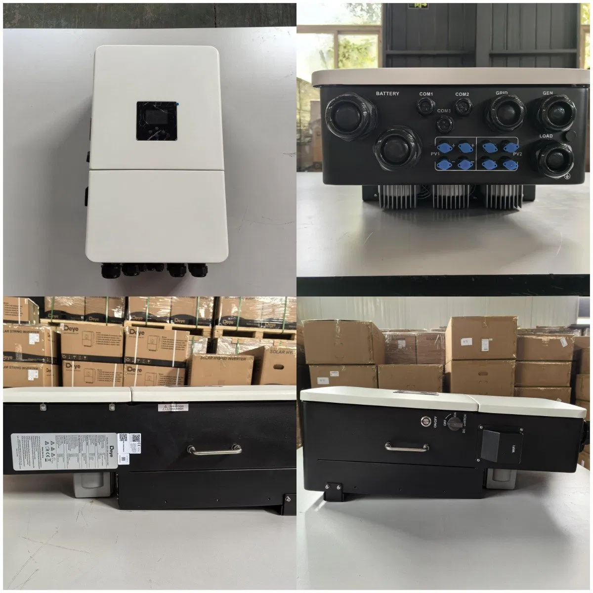 Deye High Voltage Hybrid Inverter 16kw 20kw Three Phase Solar Inverter for Commercial Use