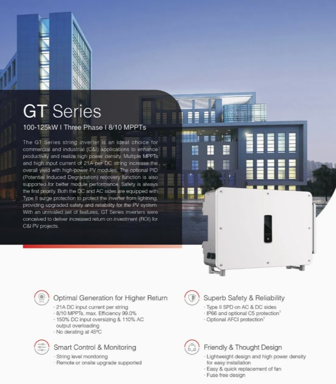 Glgw Gw8000-Es-C10 Gw10K-Es-C10 Gw12K-Es-C10 Single Phase Low Voltage 48V 8kw 10kw 12kw Hybrid Solar Inverter