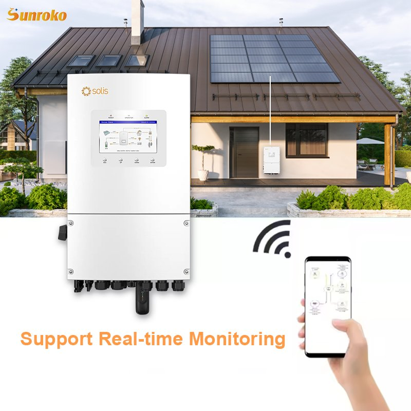 Solis DC AC Solar Power Inverter 3000W 3kw 5kw 6kw 10kw Low Voltage Hybrid Solar Inverter