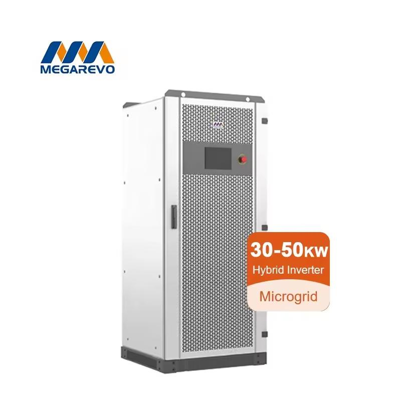 Megarevo Solar Inverter Mps Microgrid Series Hybrid Solar Pure Sine Wave Inverter 50kw 500kw Three Phase for Commercial and Industrial Energy Storage System