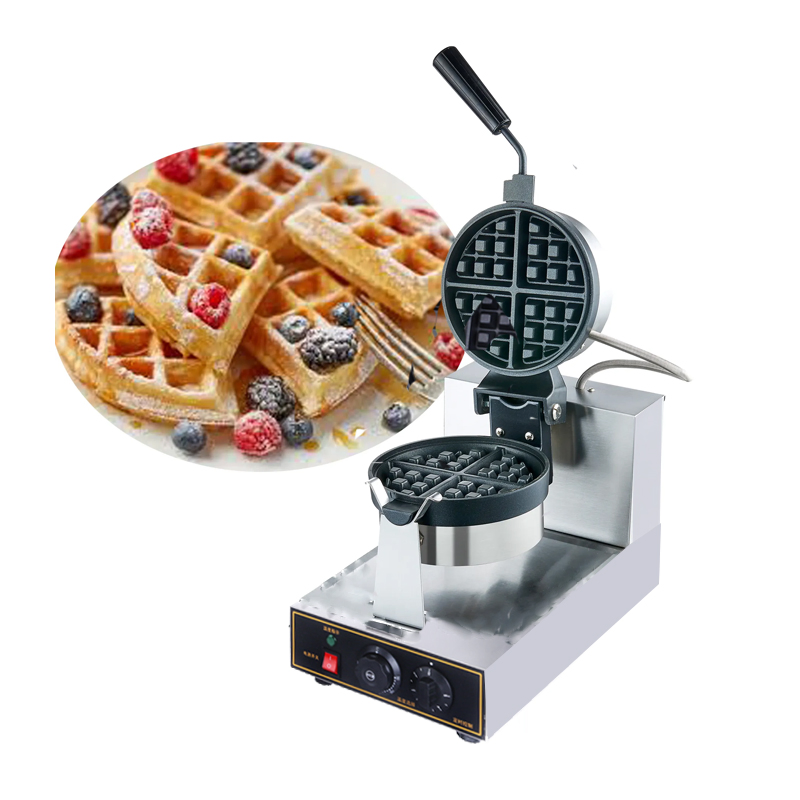 Electric Rotating Waffle Stick Maker for Delicious Treats Sandwich Maker Waffle Maker Electric Commercial Belgian Egg Waffle Maker Waffle Iron for Ice Cream Con