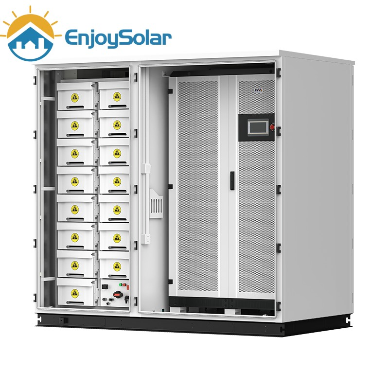 100kw 200kw 300kw AC DC Coupled Hybrid Solar Inverter with High Voltage Lithium Ion Battery Pack for Energy Storage Solar System