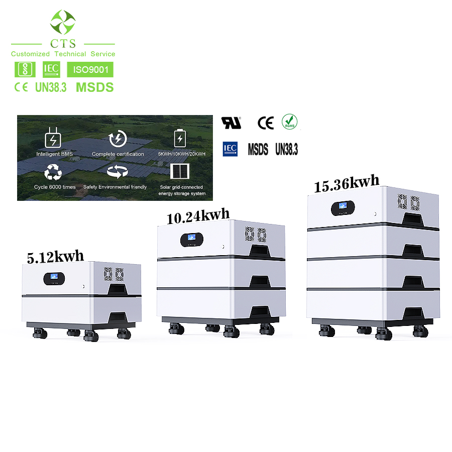 48V Low Voltage Stackable Lithium Battery 5kwh 10kwh 15kwh with Hybrid Inverter for Home Energy Storage System