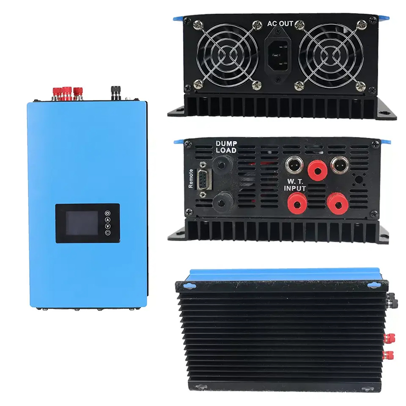 Anti-Reverse Flow WiFi Built-in MPPT Controller 22V to 96V 2000W on Grid Tie Wind Turbine Generator Inverter