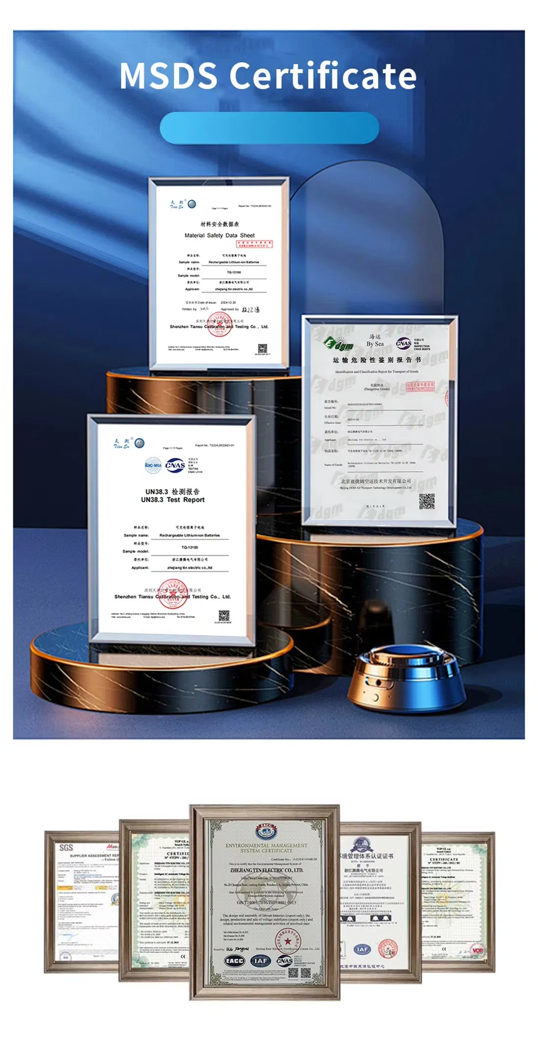 Certification Documents