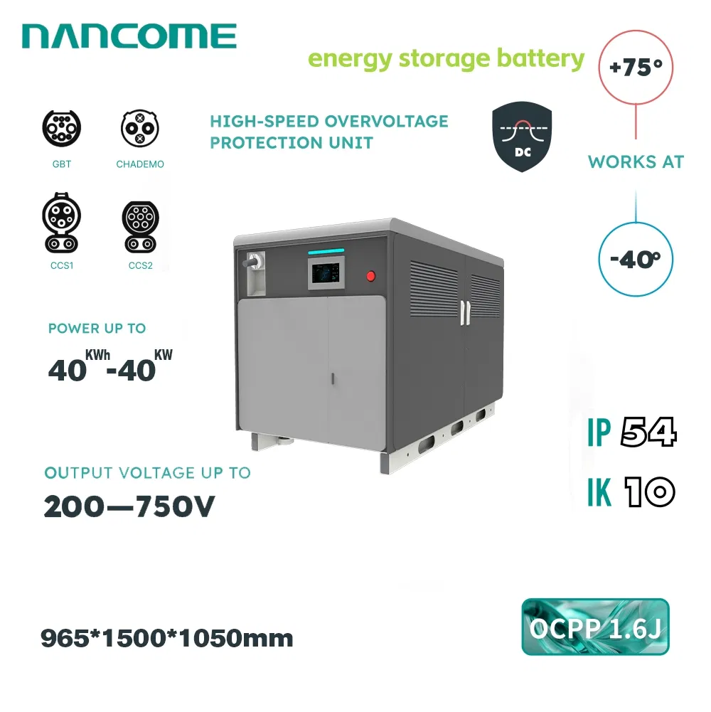 Nancome Industrial Energy Storage System for Microgrid Projects with Remote Monitoring 200kwh