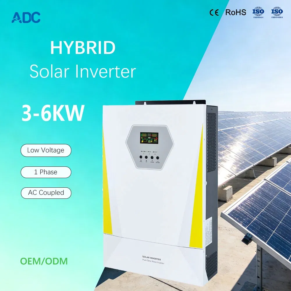 3000W/3600W/4600W/5000W/6000W 3/3.6/4.6 /5/6 Kw Solar Hybrid Inverter