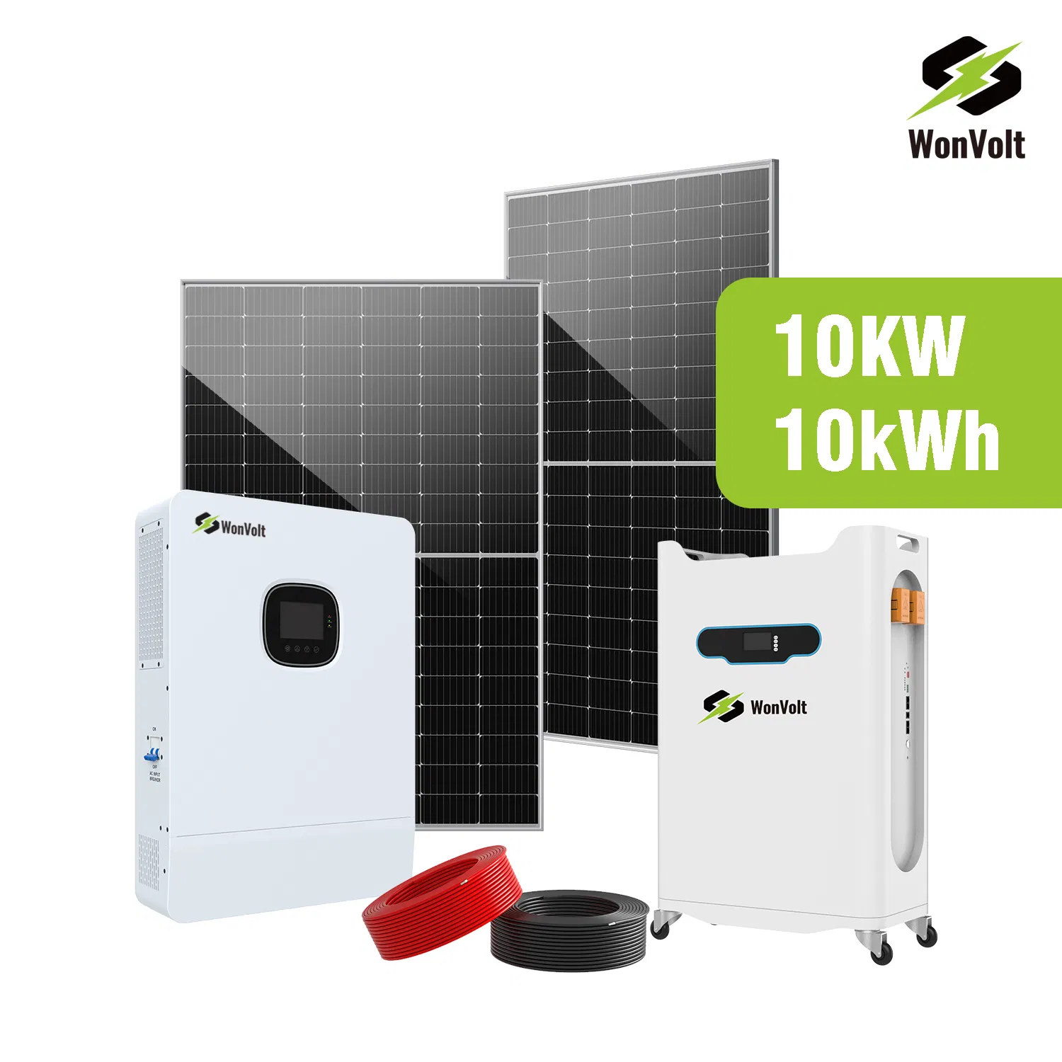Wonvolt 48V Home Solar Kit 5kw 10kw 15kw 20kw Stand Alone off Grid Solar System Enery Storage System