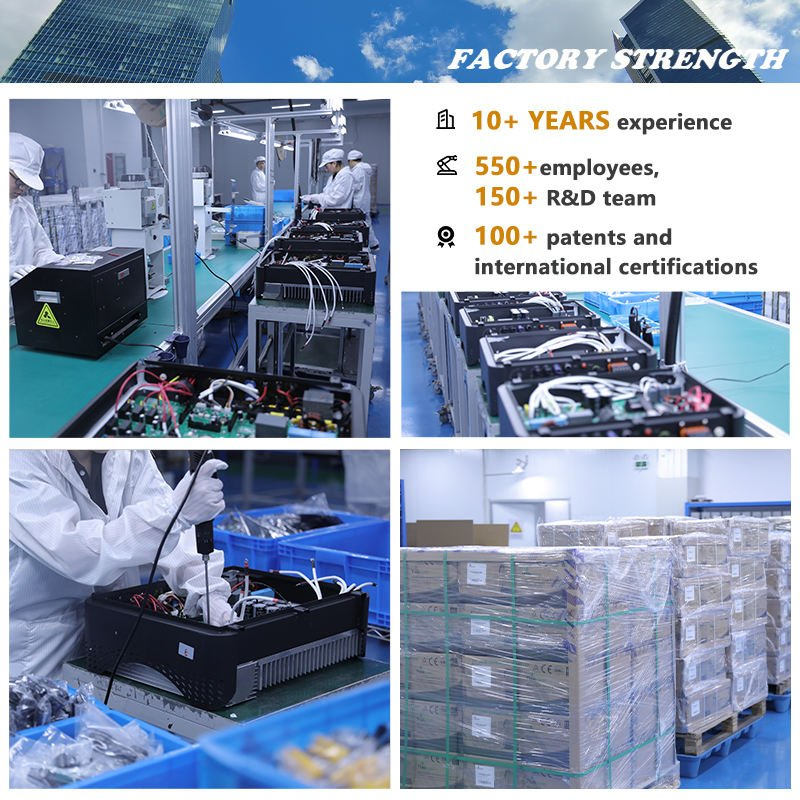 Superior Touch-Screen Hybrid Solar Inverter 5kw-11kw for Villas and Industry