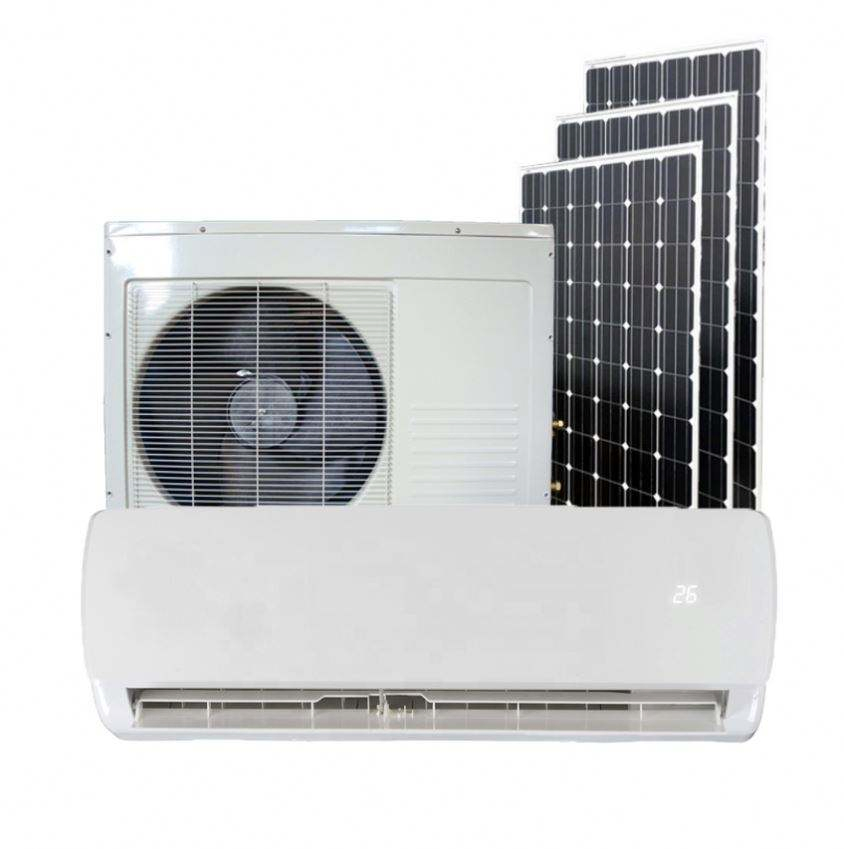 Saving 60% Energy From 9000BTU to 24000BTU off Grid Split Type 100% Solar DC Air Conditioner