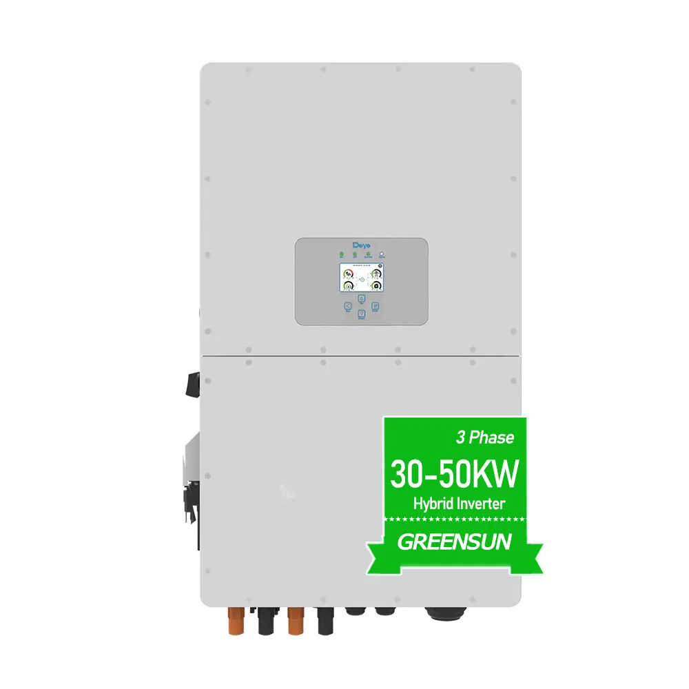 Deye Commercial 30kw 40kw 50kw Solar Inverter High Voltage Inverter Sun-30K-Sg01HP3-EU-Bm3 30kw Hybrid Inverter